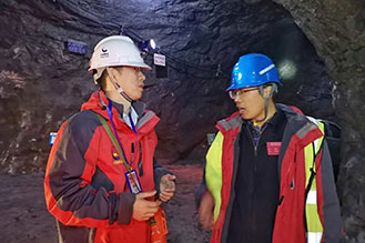 An investor and analyst delegation visited Jiama Mine 